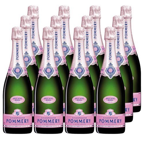 Pommery Rose Brut Champagne 75cl Crate of 12 Champagne